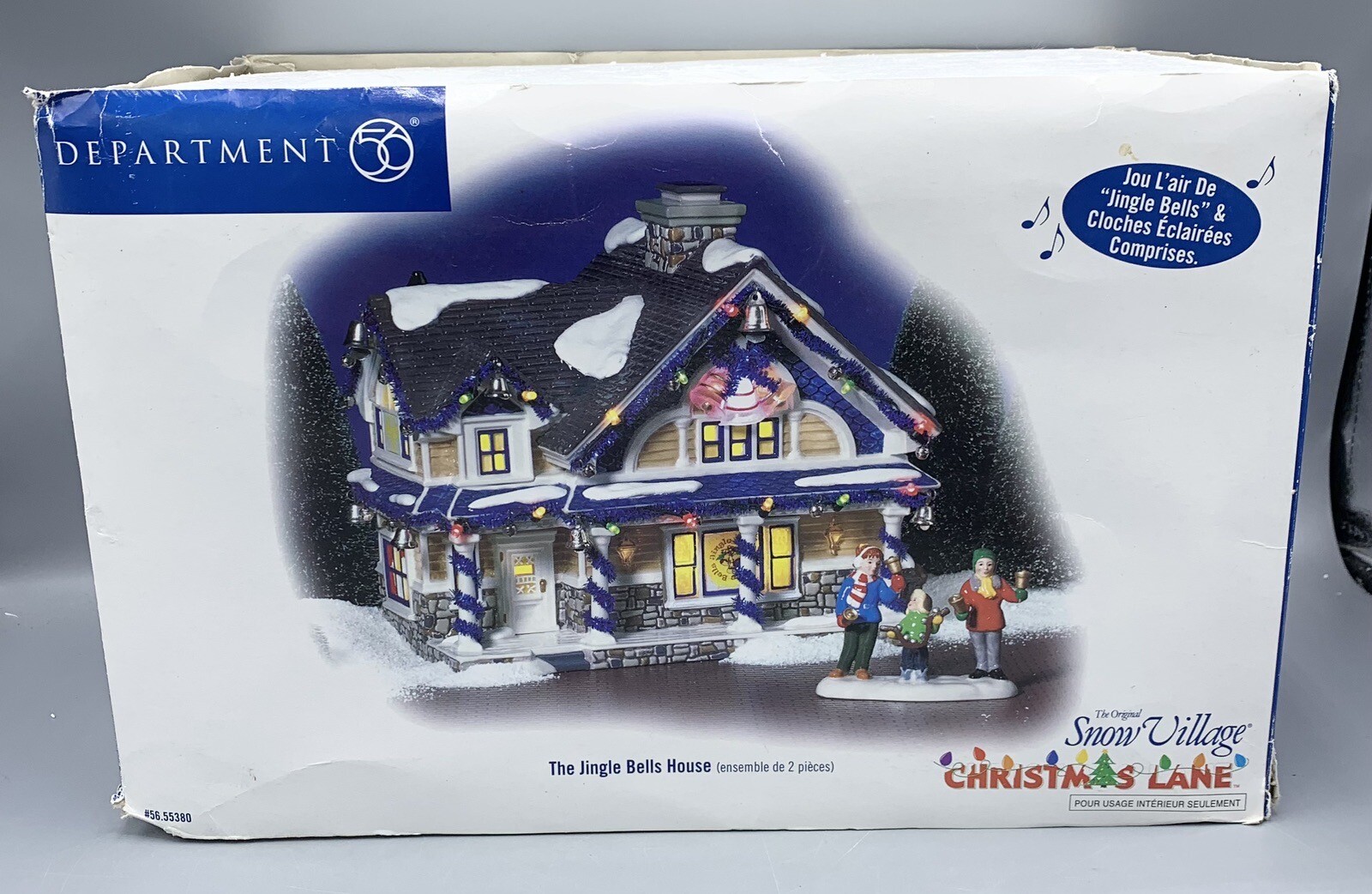 Dept 56 Snow Village The Jingle Bells House #55380 MISSING ACCESSORY- READ DES.