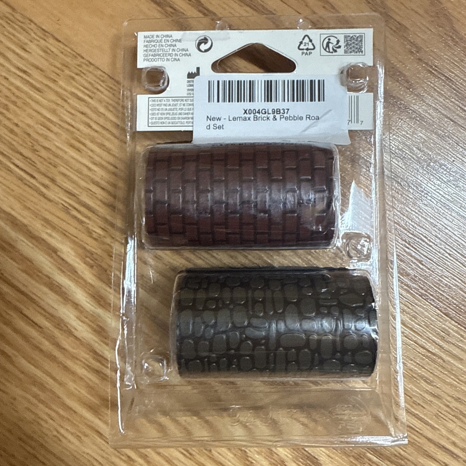 Lemax Christmas Village Town Brick And Pebble Roads 34917 Sidewalk Path