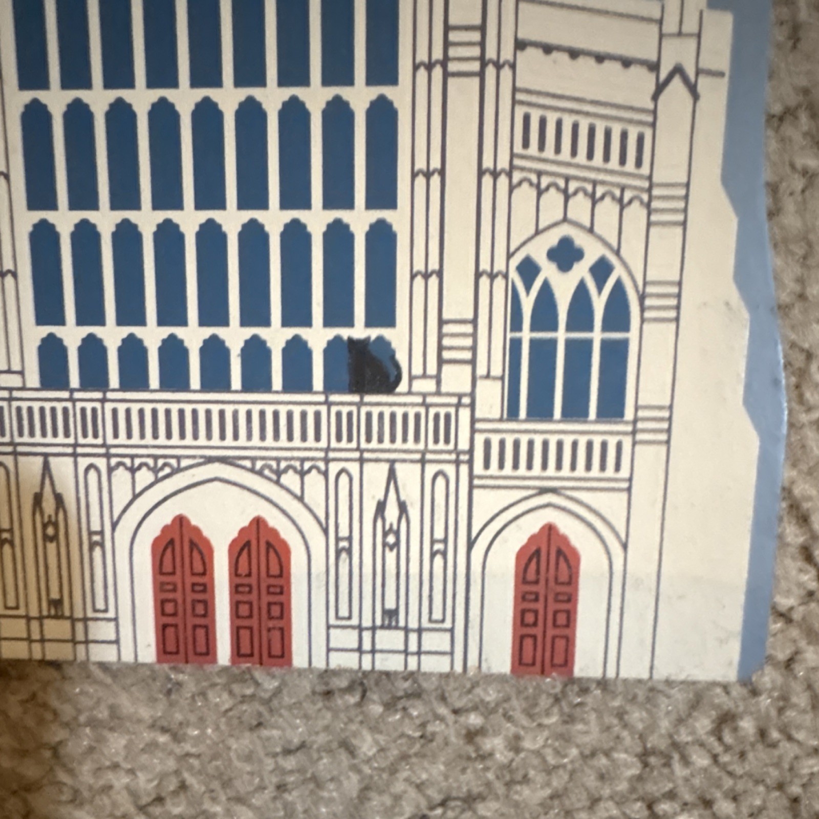 Cat’s Meow 1995 Cathedral Series Winchester Cathedral Hand Painted Village