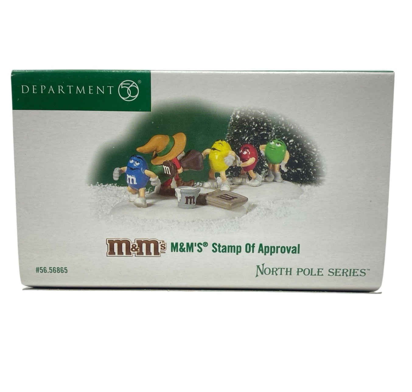 Dept 56 M&M Stamp of Approval North Pole Series 56.56865 Candy Elf 2004 RARE