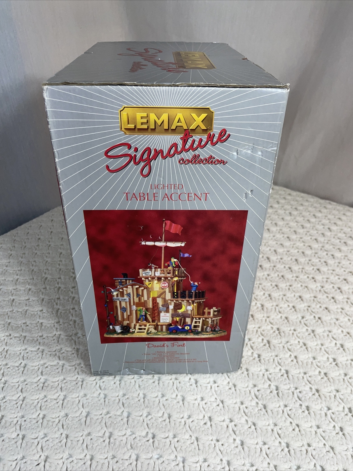 Lemax David’s Fort Lighted Holiday Village #04218 Retired New Unopened