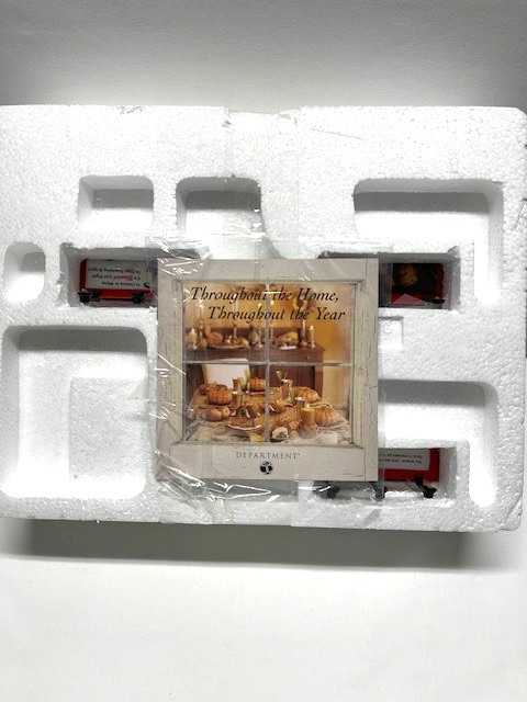 Department 56 Snow Village Accessory “Roadside Billboards” Set of 3 – Brand New