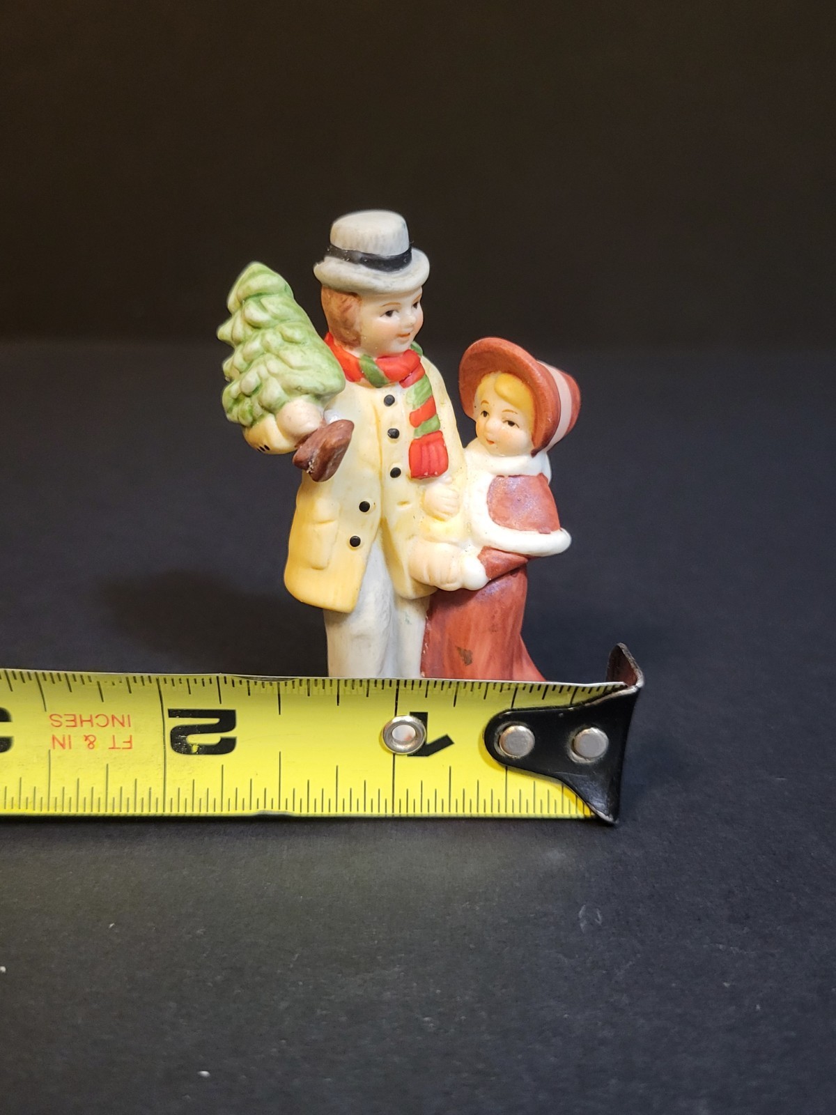 Lefton Christmas Village Town Mr Eberhardt Daughter Tree 05827 1986