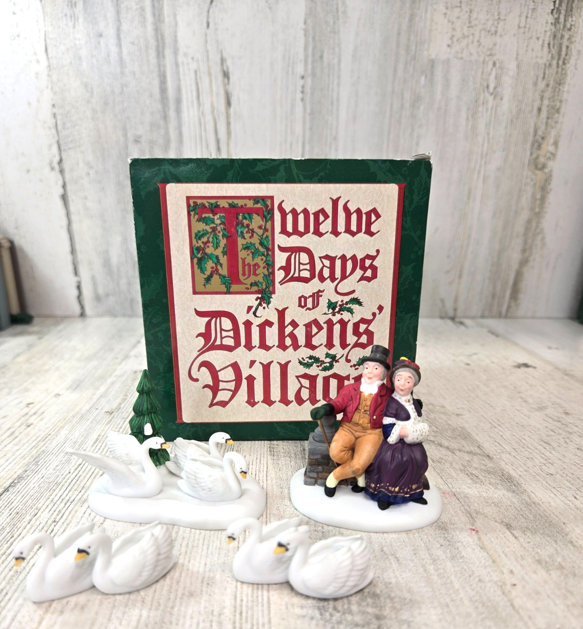 Department 56 Twelve Days of Dickens Village Seven Swans A Swimming
