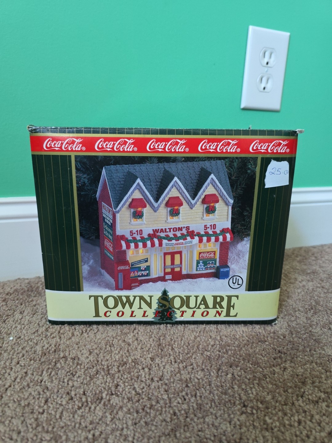 Coca-Cola Town Square Collection 1995 Vintage Waltons 5 & 10 Illuminated Retired