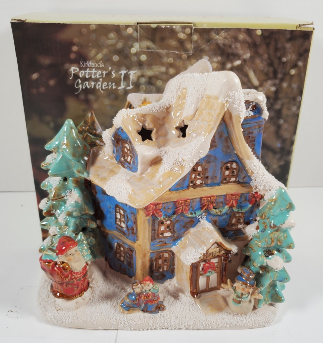 Vintage Christmas Ceramic House – Kirkland’s Potters Garden II