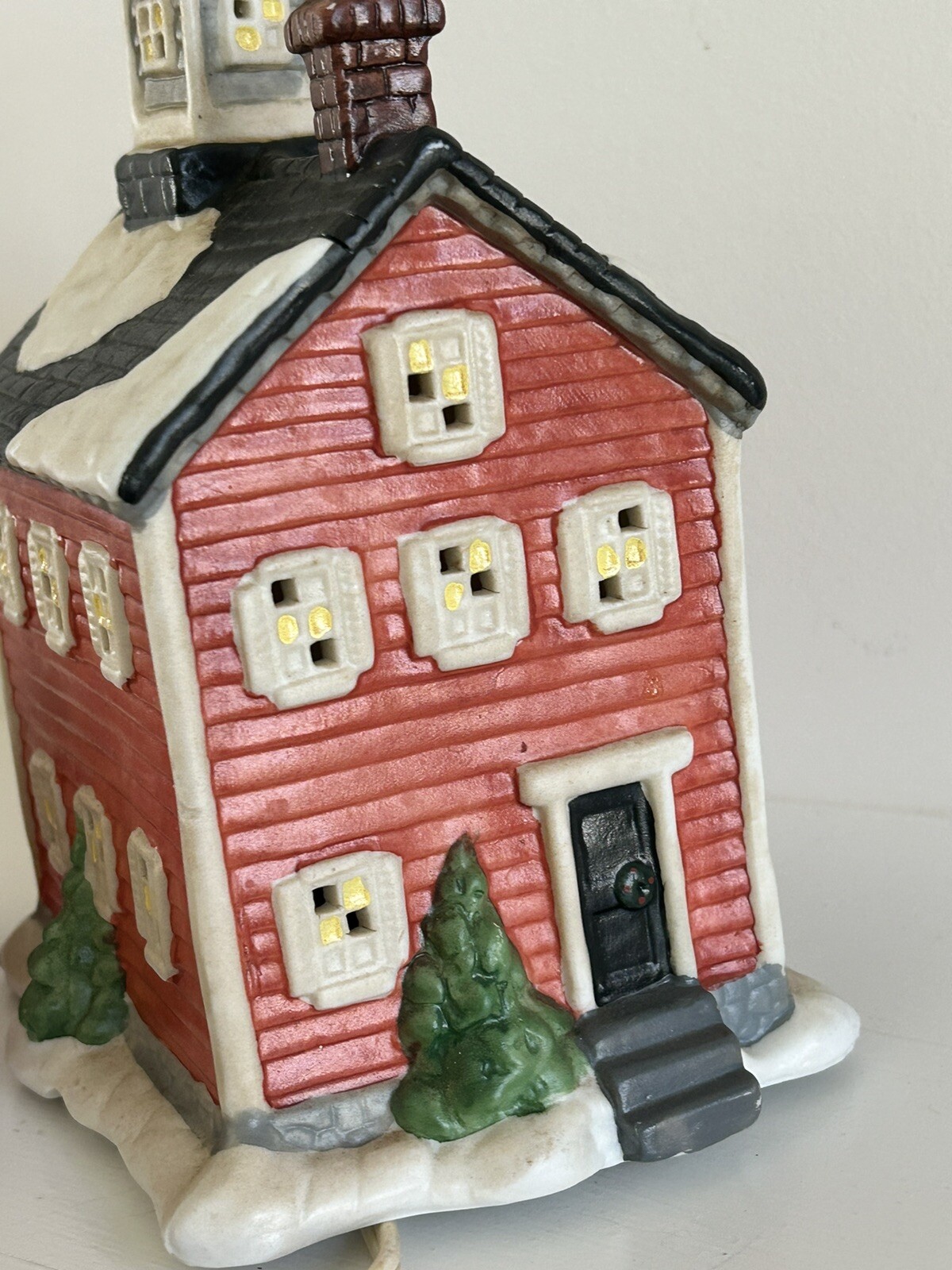 Franks Winter Tyme Village Lighted Schoolhouse