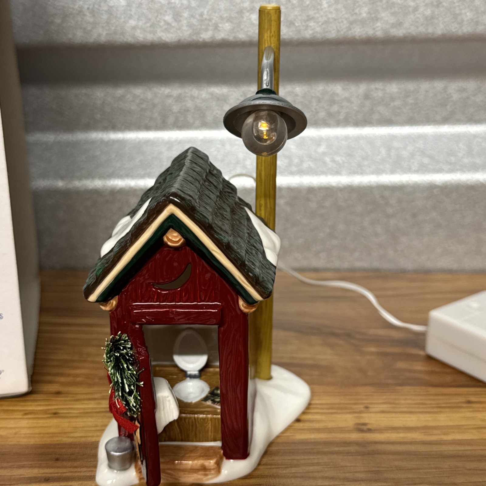 Dept 56 Original Snow Village “Backwoods Outhouse” #56.55036 Light Up Accessory