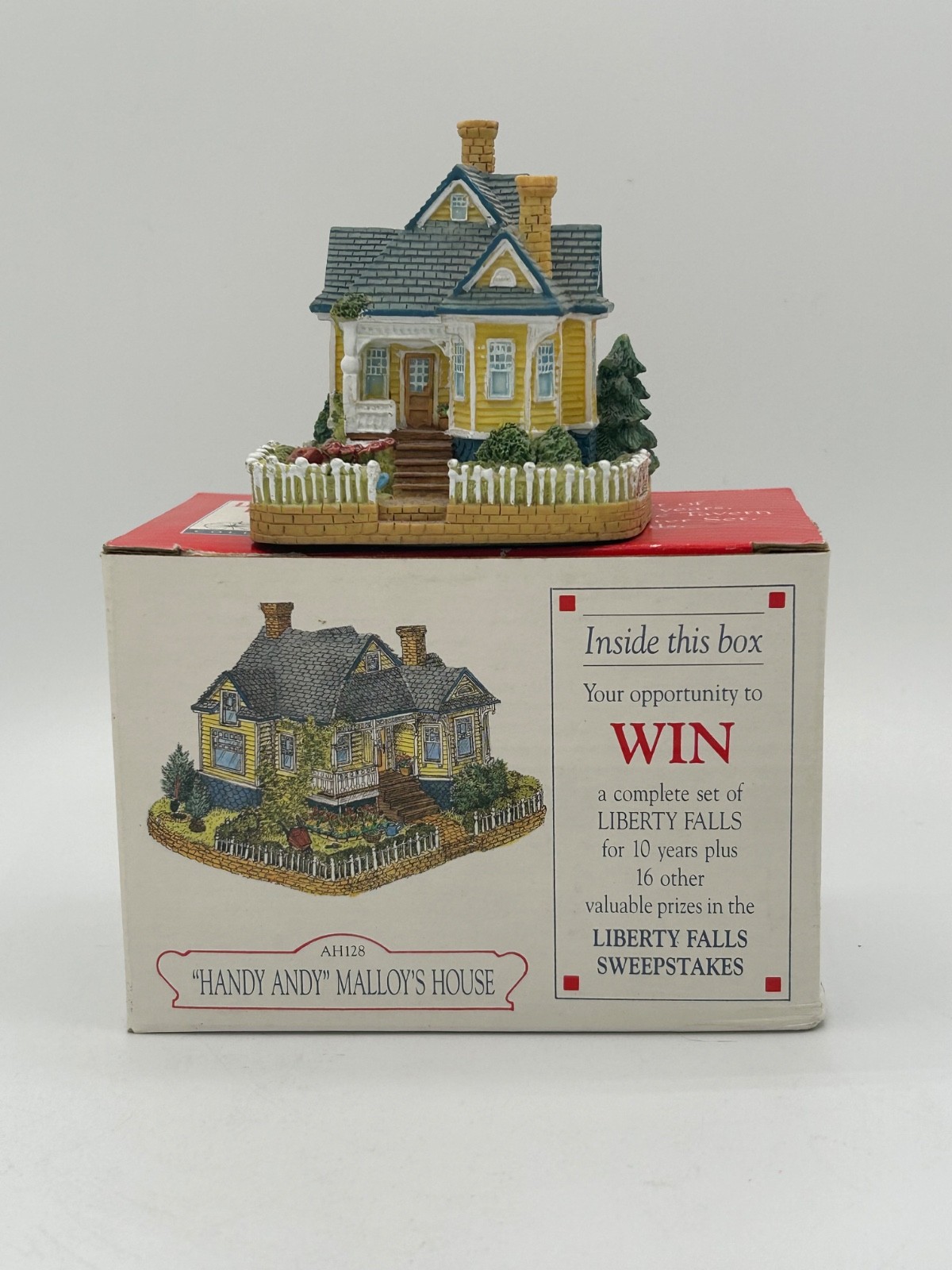 Liberty Falls Collection 1997 Handy Andy Malloy’s House Christmas Village AH128