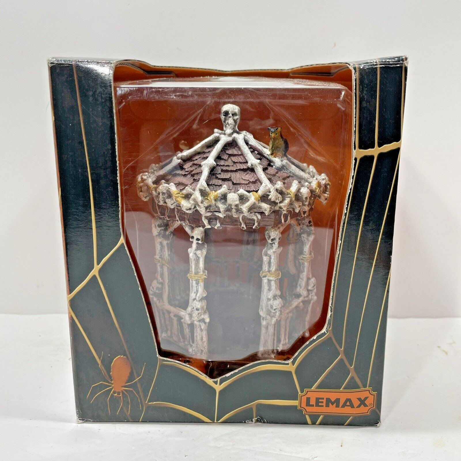 Lemax Spooky Town 2007 Skeleton Gazebo #73609 RETIRED 2019 Original Box