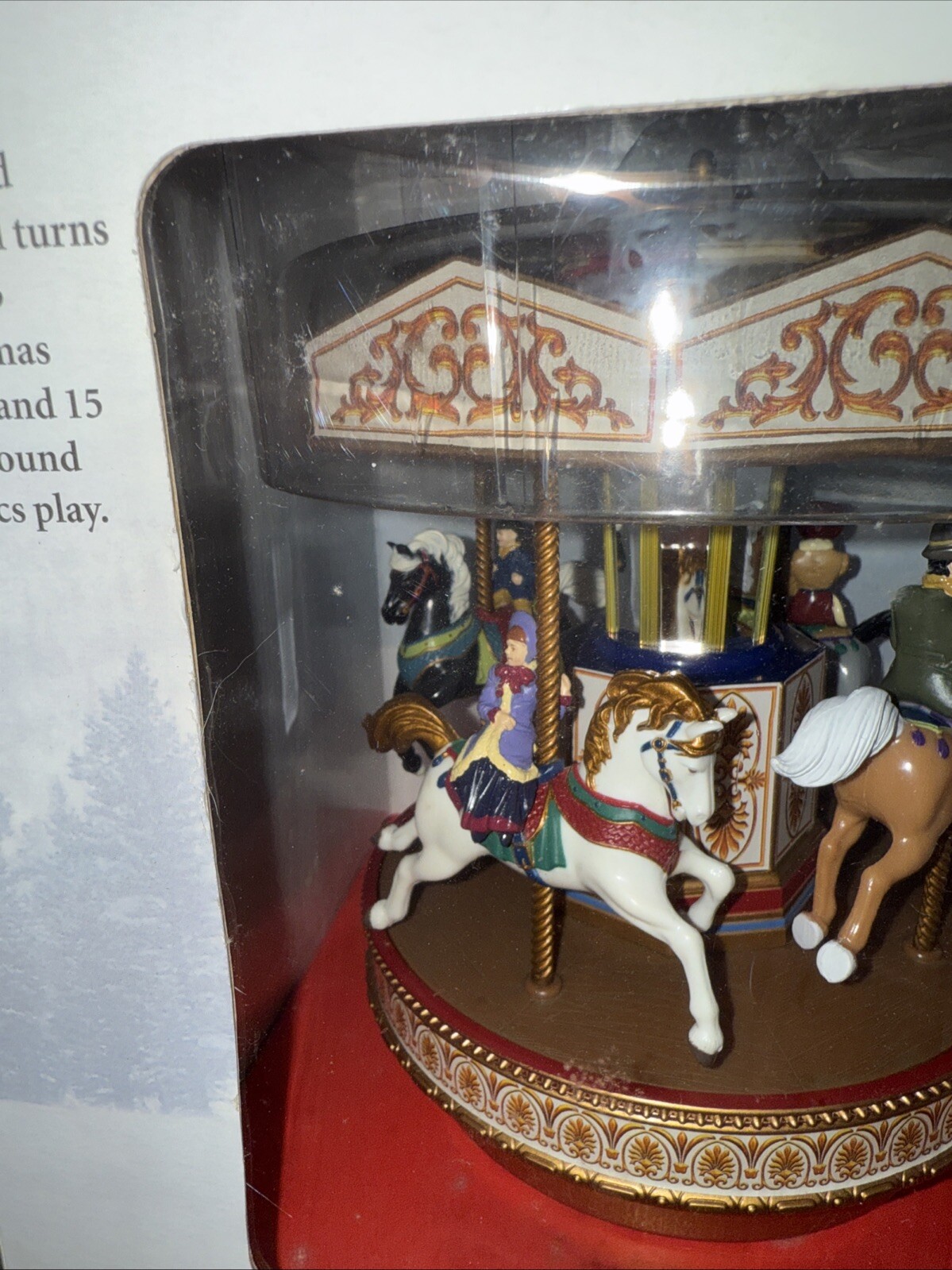 Mr Christmas Grand Carousel Musical Rotating Original Classics 30 Songs New In B