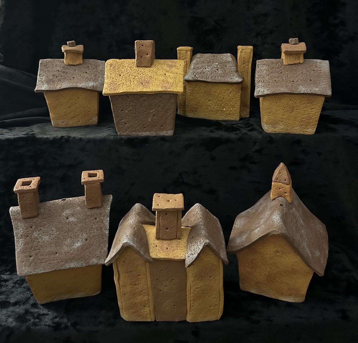 7 Michael’s Gingerbread Visions Christmas Holiday Houses