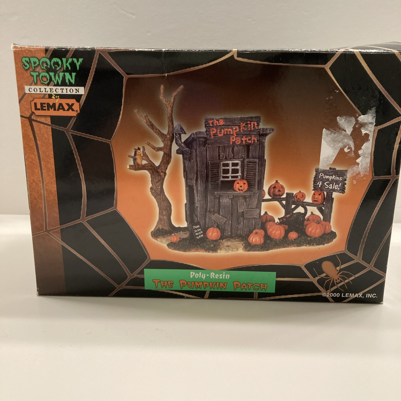 Retired LEMAX Spooky Town Halloween The Pumpkin Patch, With Extra Figures