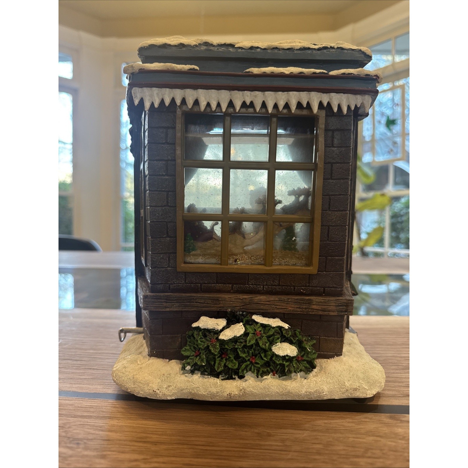vintage JCPenney Coffee House Water Globe – Christmas Village Decor