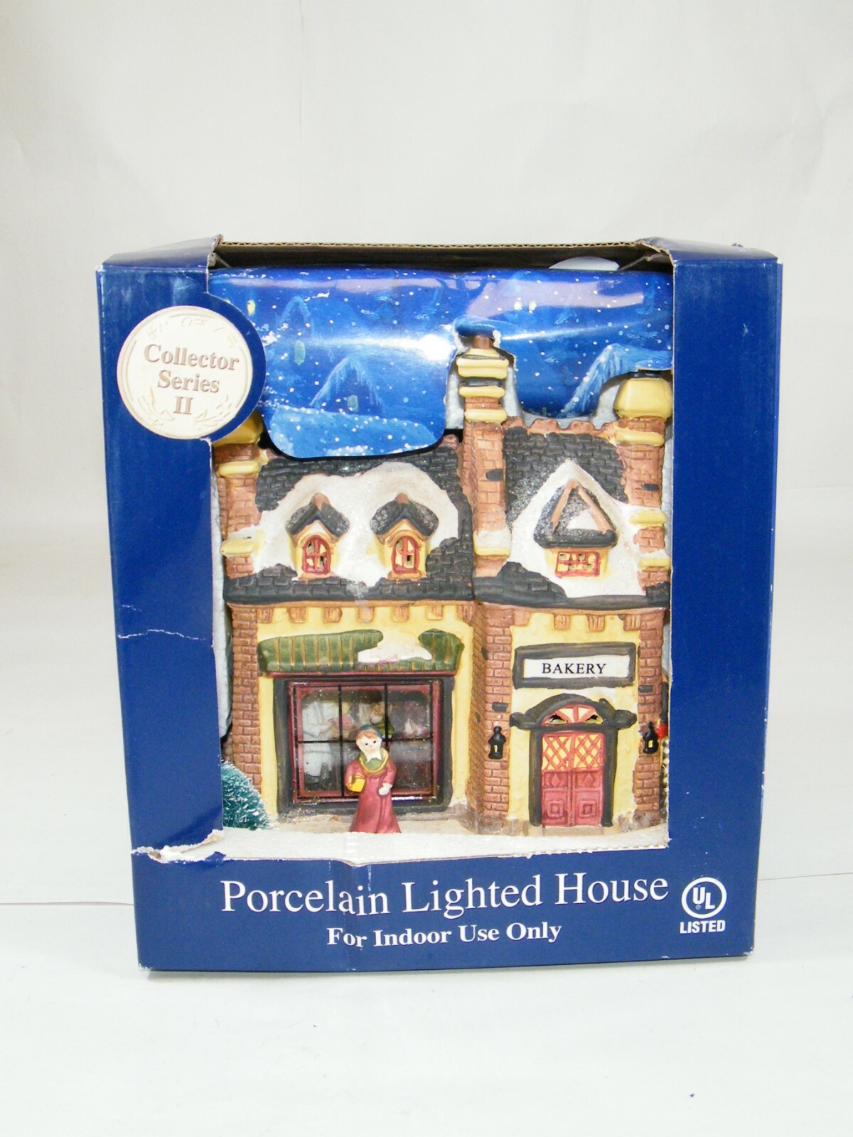 WINTER VALLEY BAKERY SERIES 2 PORCELAIN LIGHTED HOUSE CHRISTMAS VILLAGE