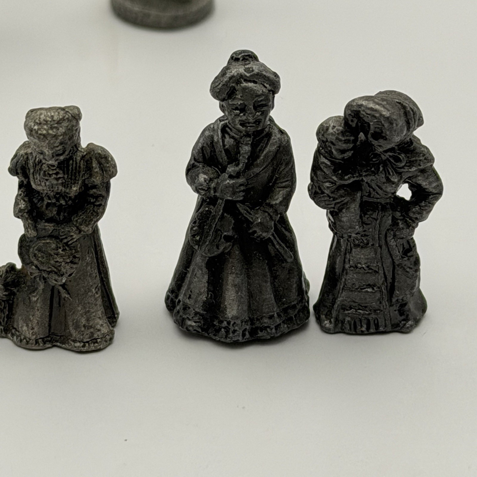 Vintage IRS China Miniature Victorian People Figures Lot of 17