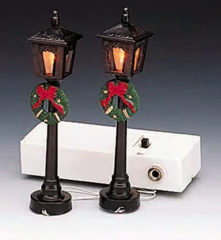 5 Packs of Lemax 4″ Street Light 2 Pack 14013 1991 10 Pieces Total