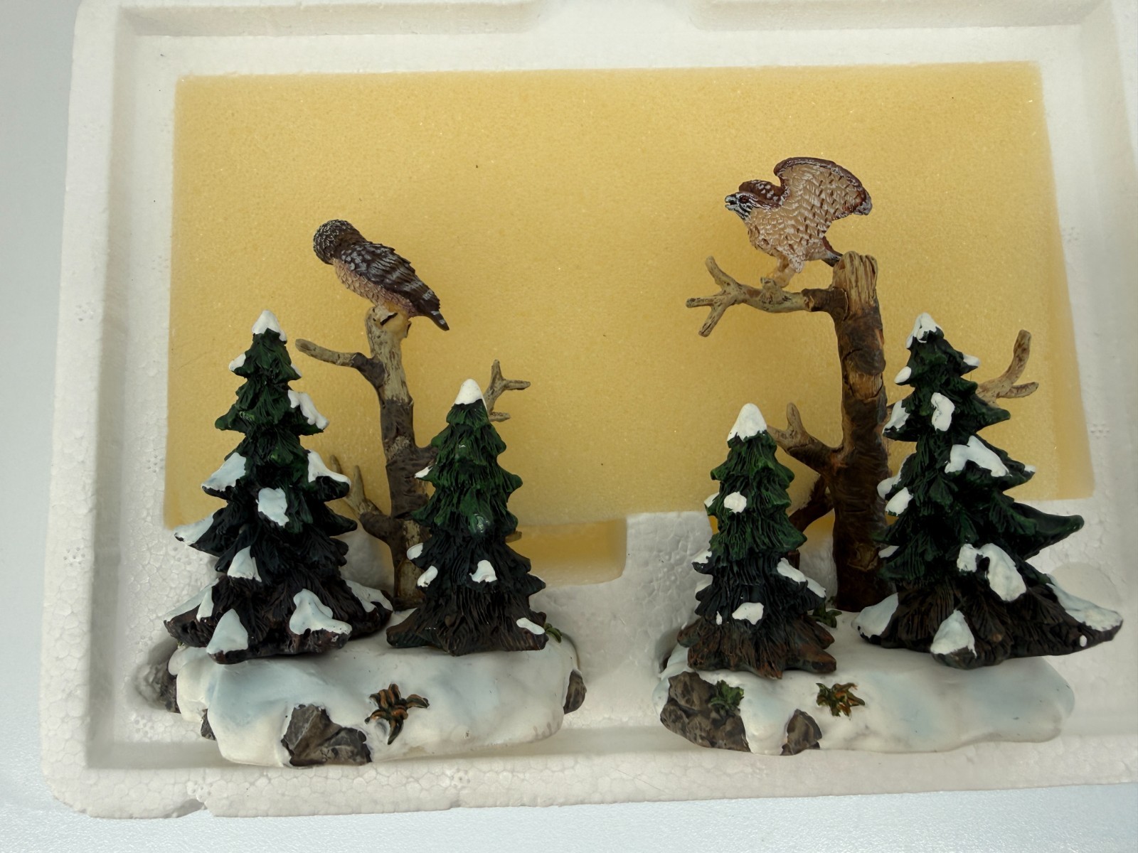 Dept 56 Village Accessories – Majestic Woodland Birds, Set of 2