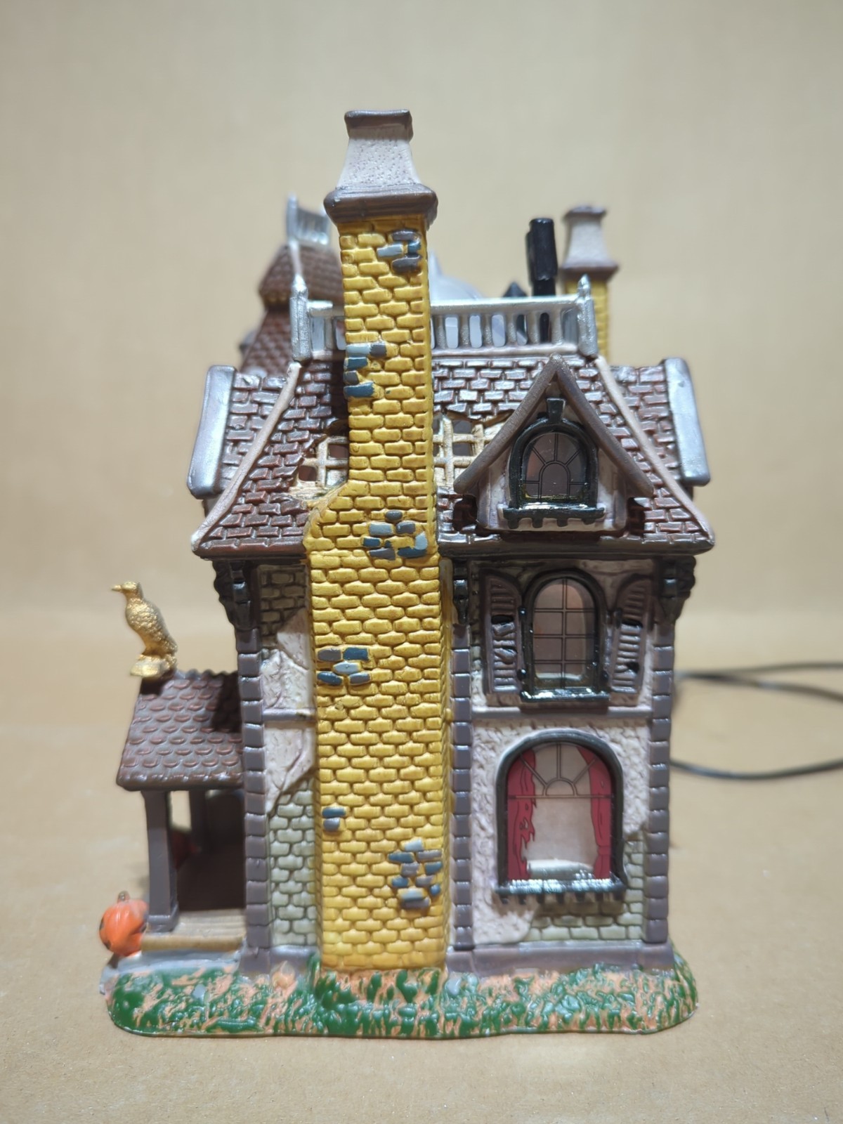 Lemax Spooky Town Alford Mansion Halloween Haunted House Light up w/Box