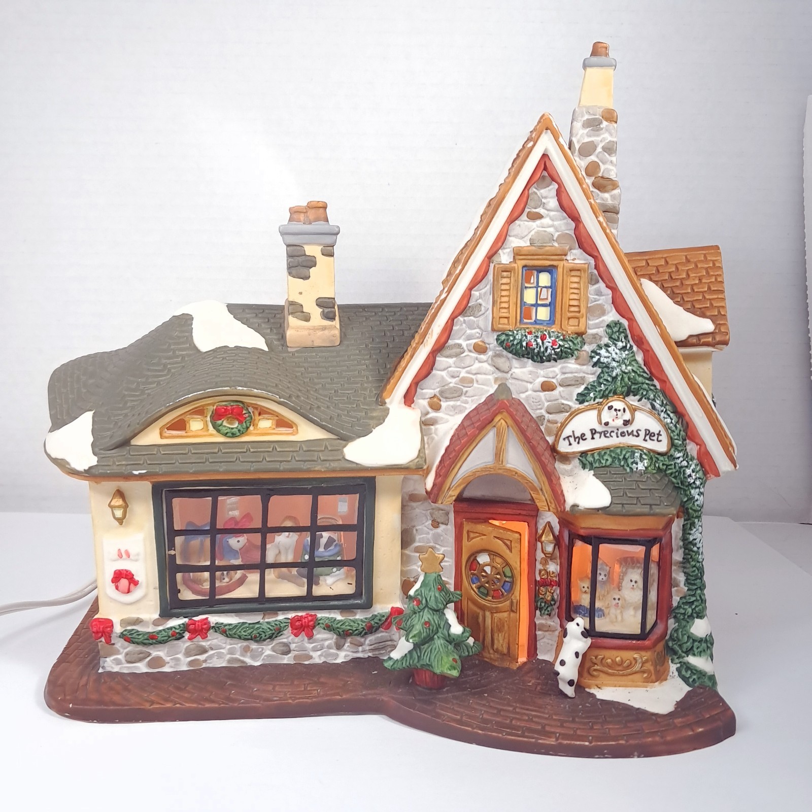 Santa’s Workbench Collection The Precious Pet store shop Christmas village house