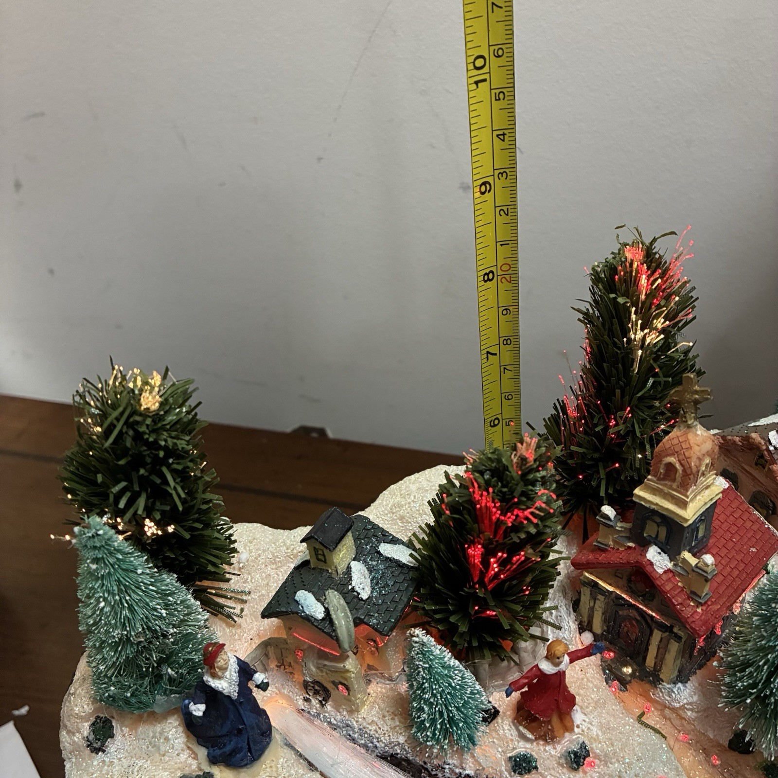 Atico Int. USA Fiber Optic Christmas Winter Valley 2003 Lighted Tested W Box