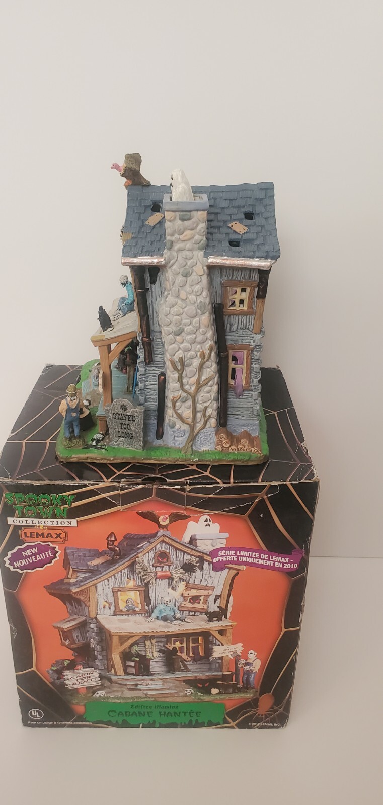 2010 Lemax Limited Edition Halloween Spooky Town Haunted Cabin