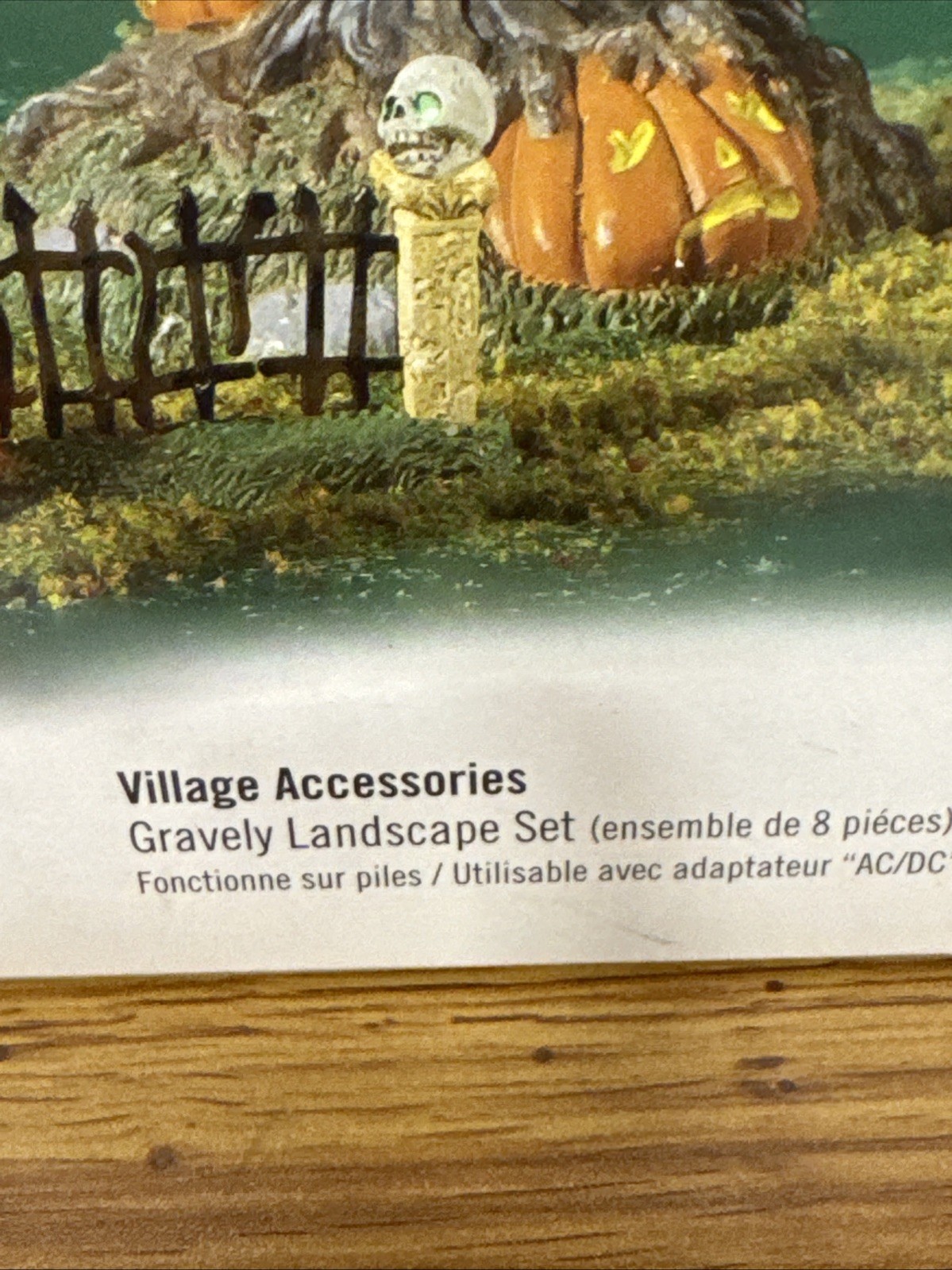 Dept 56 Village Accessories Halloween Gravely Landscape Set #56.53060 w Box
