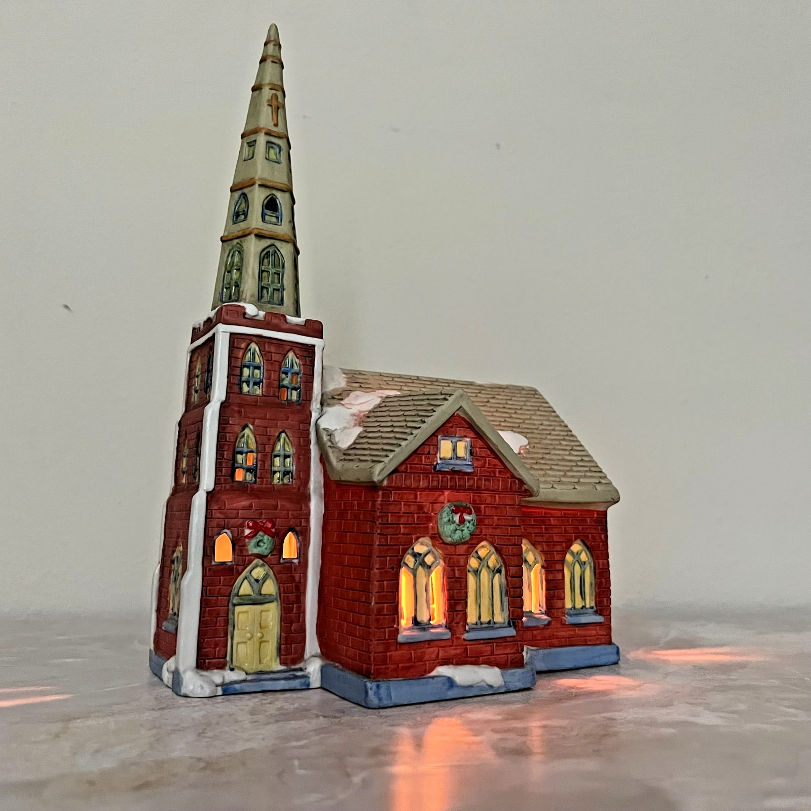 Dickens of London Illuminated Porcelain Church – Model 64488 with Light Cord