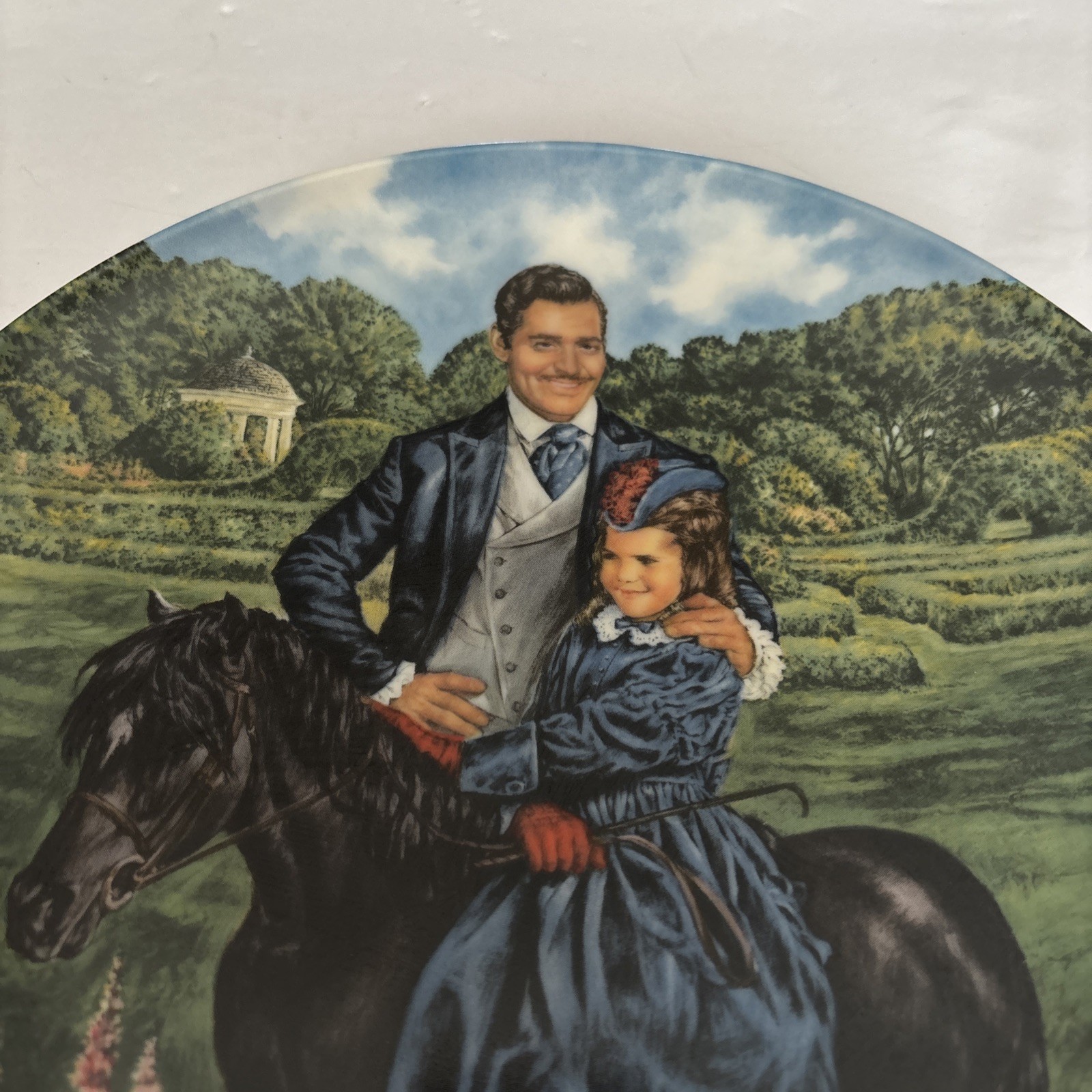 Vintage Knowles Gone With The Wind Bonnie And Rhett Collectors Plate Ltd Edition