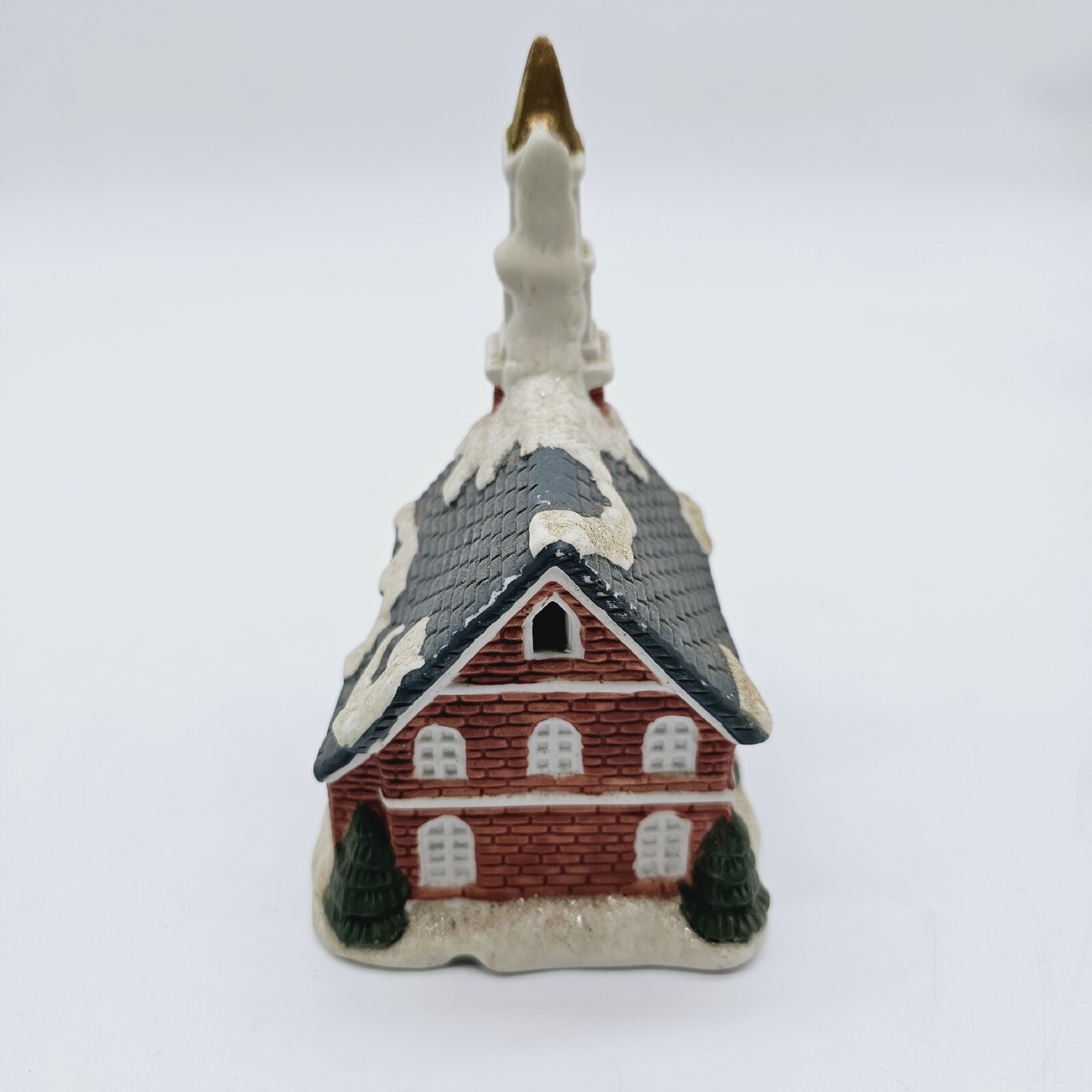 Vintage 2001 Cobblestone Corners Church Steeple 6″ Tall Light Up Christmas House