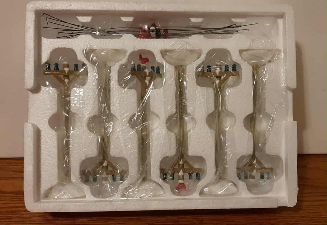 Vintage 1997 Dept.56 Village Telephone Poles (RETIRED)