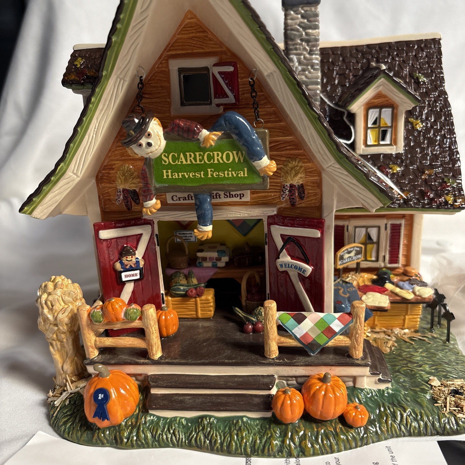 Dept 56 Snow Village Collection Scarecrow Harvest Festival Brand New Unused NIB