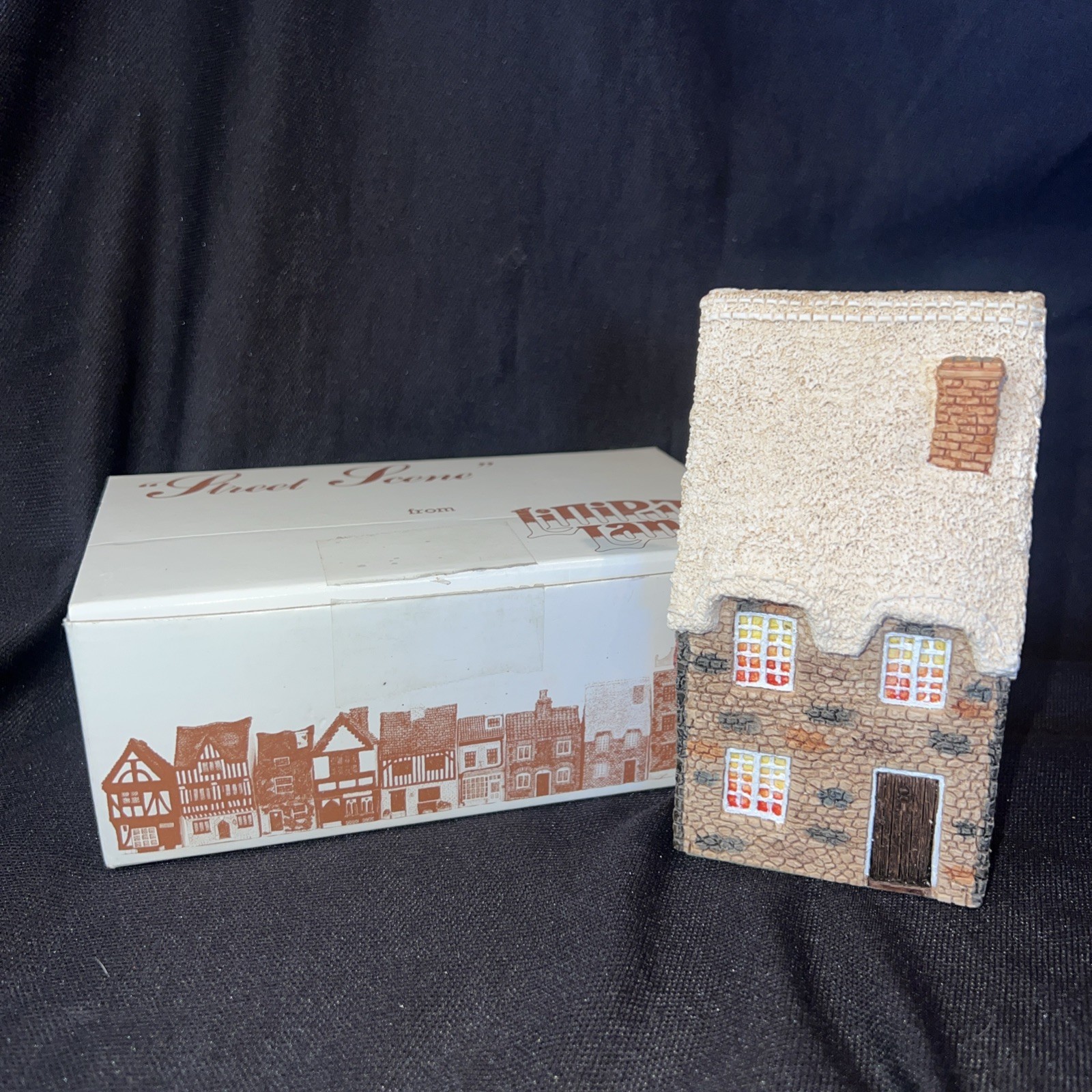 Rare Lilliput Lane “Street Scene No. 8” 1987 Made in England in Original Box