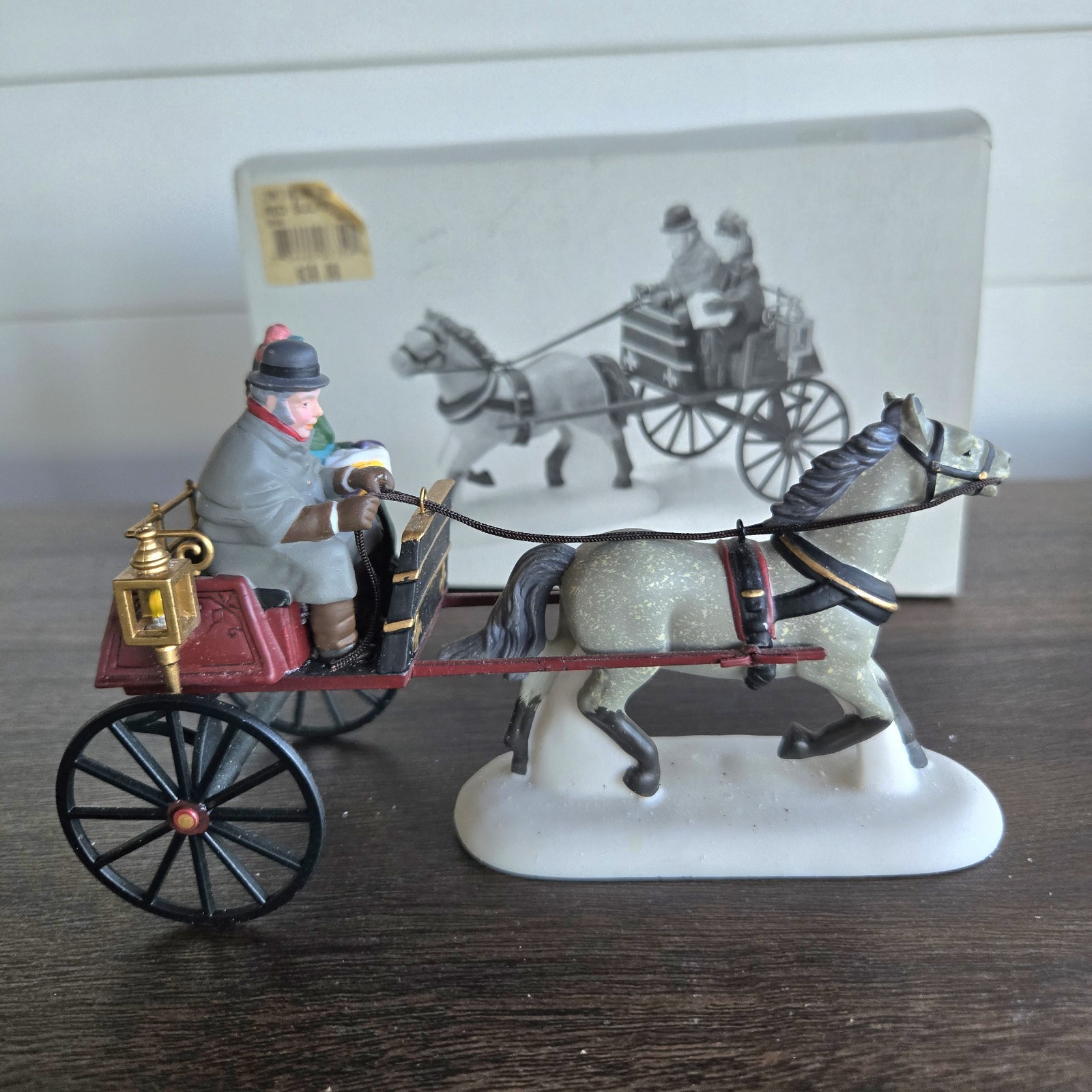 Dept. 56 Red Christmas Sulky Heritage Village Collection # 58401