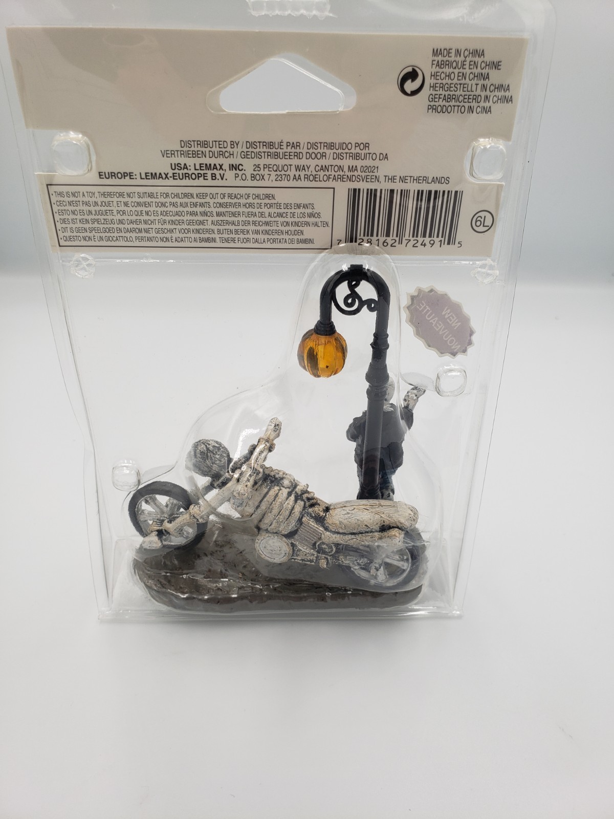 Lemax Bad To The Bone -Spooky Town -Carnival -Halloween Biker *NIB*