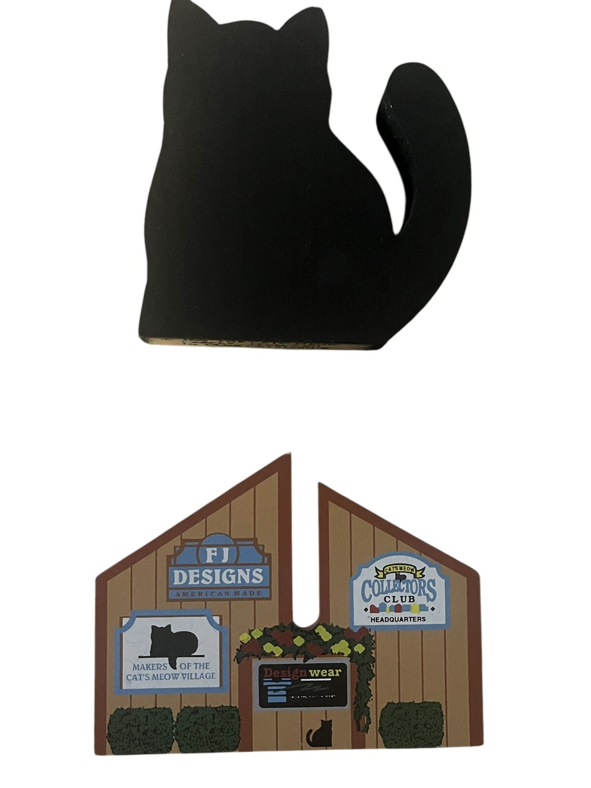 The Cat’s Meow 1997 – Village Sign – 15 Year Anniversary – #285 & 1995 Casper