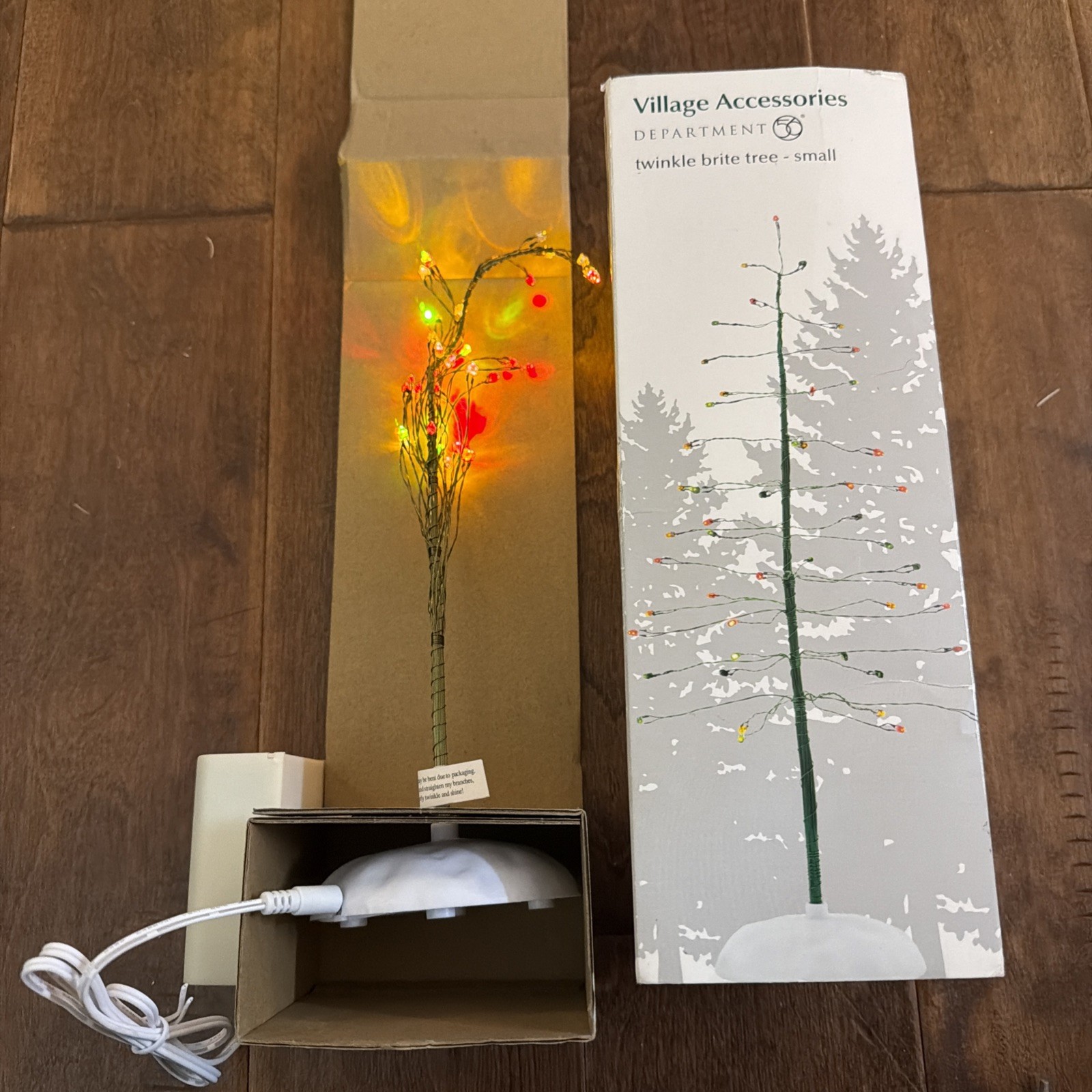Department 56⭐️Twinkle Brite Tree Small 2001 Village Accessories⭐️56.52983⭐️NEW