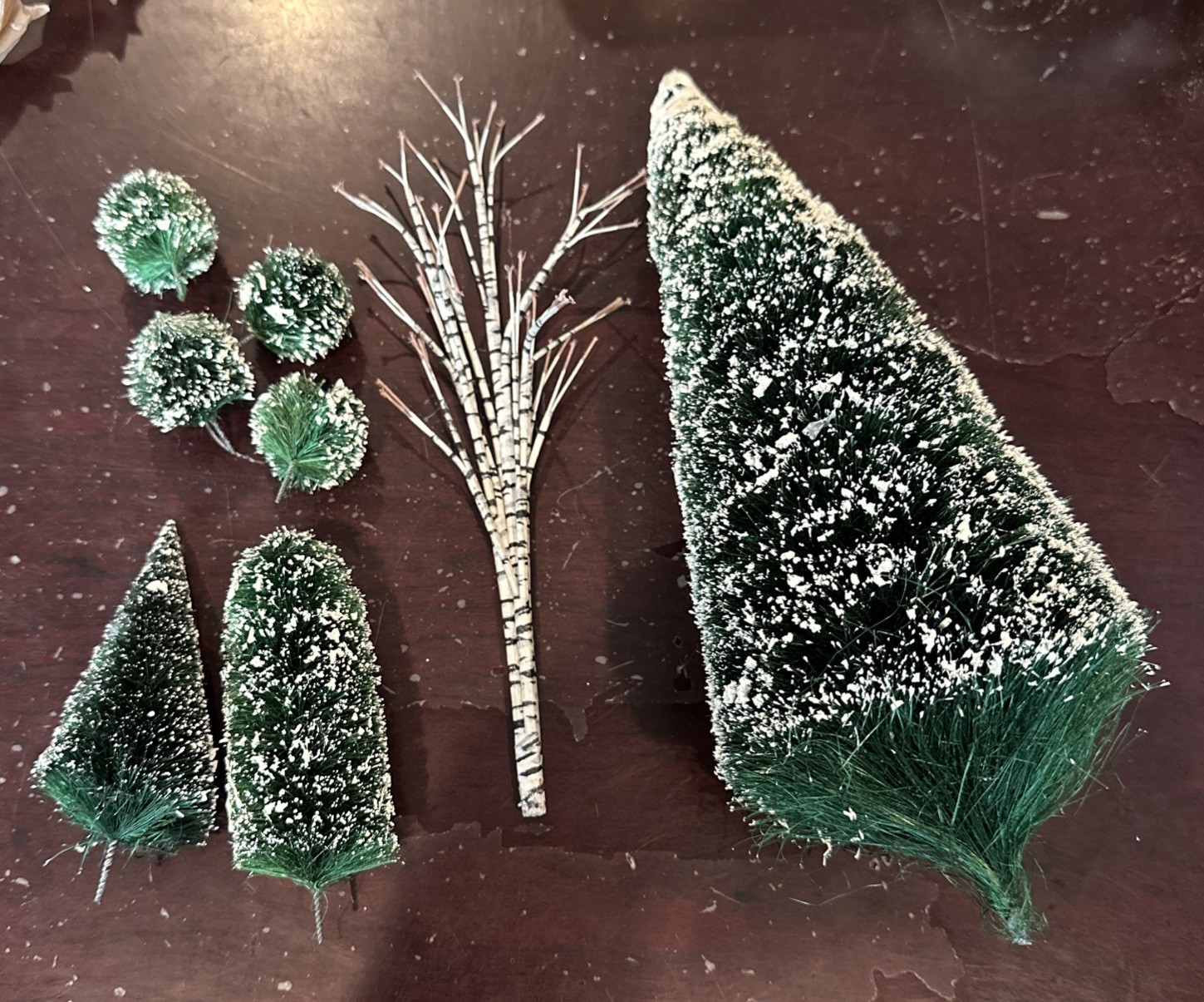Dept 56 All Around the Park Village Replacement Trees And Bushes