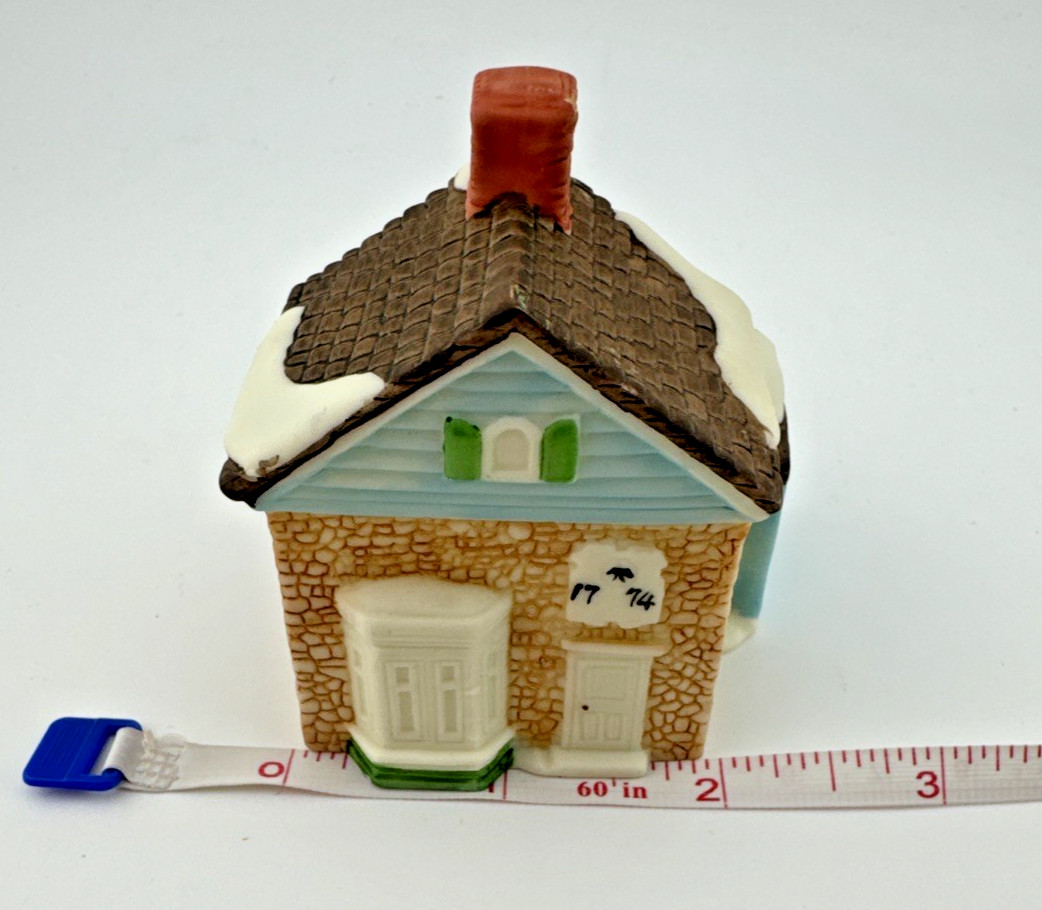 Department 56 New England Village Lite Up Ornament Hand Painted Bisque