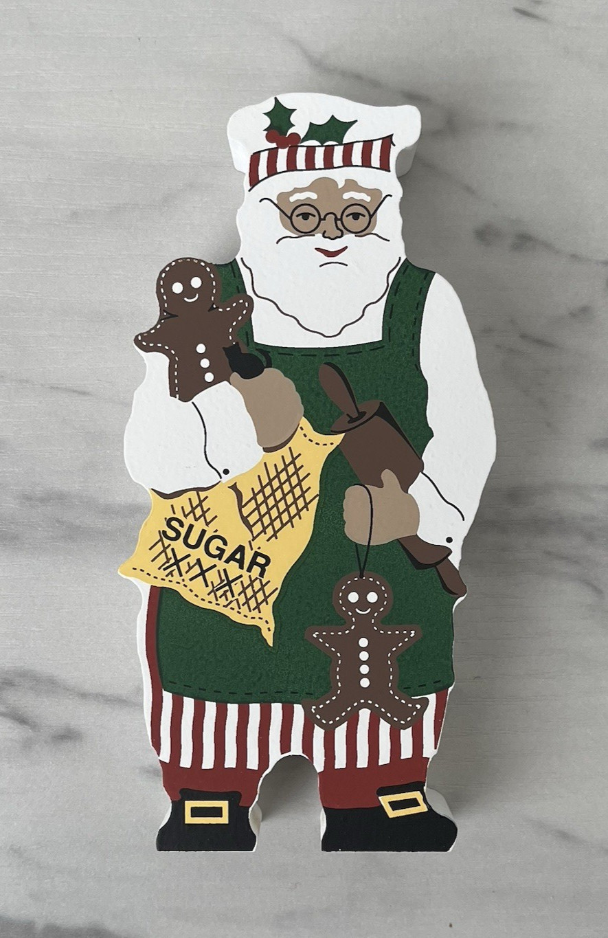 Cat’s Meow Gingerbread Santa Christmas 2000 Celebration of Childhood Numbered