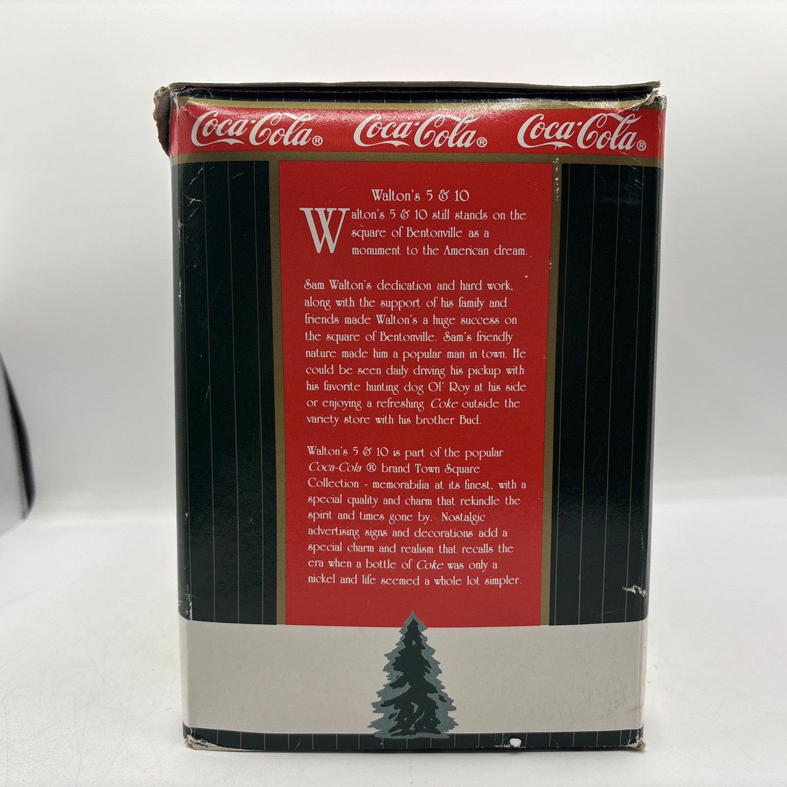Coca-Cola Town Square Collection 1995 Vintage Waltons 5 & 10 Illuminated Retired
