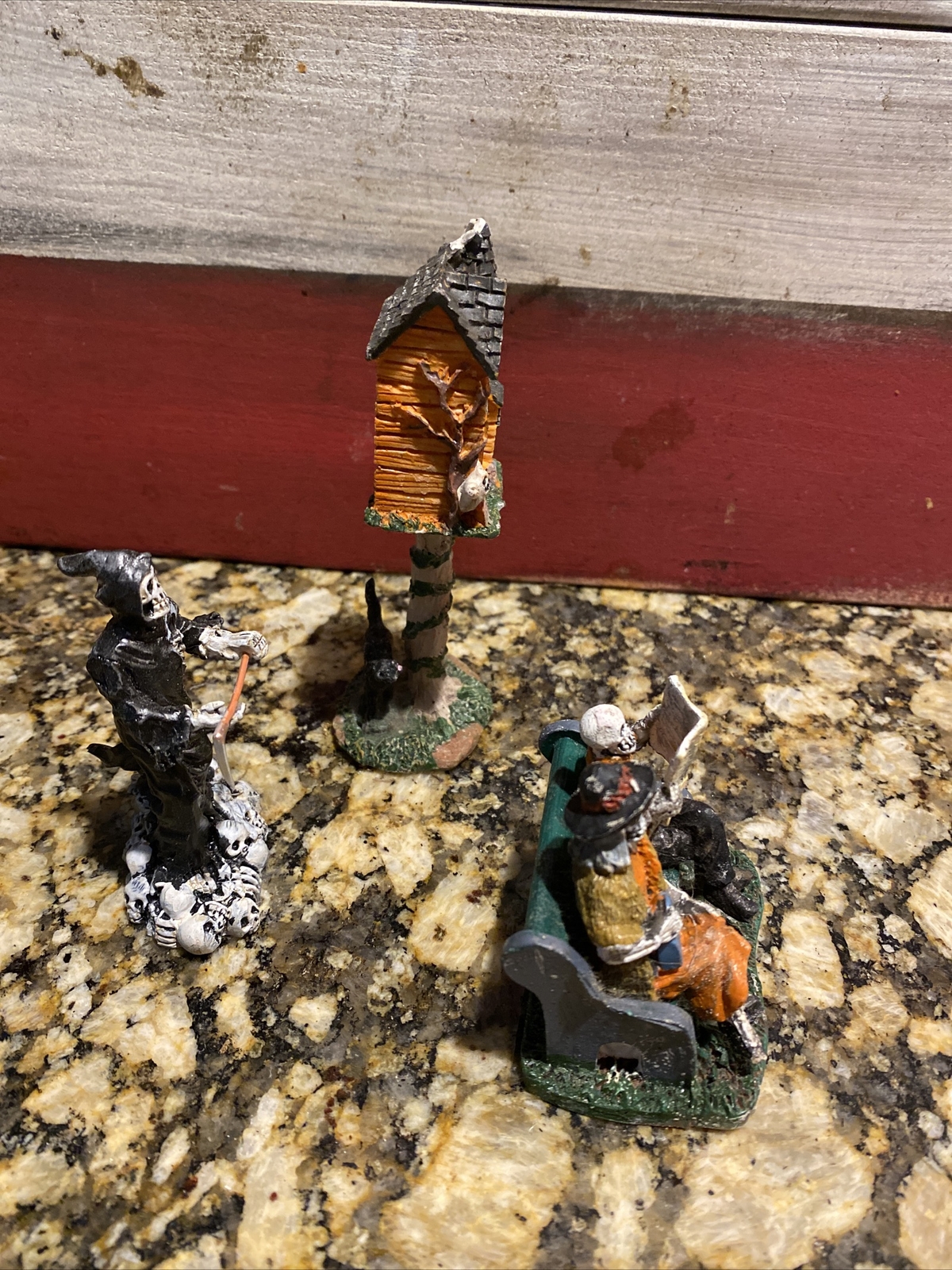 Lemax 24461 BAG O’BONES Spooky Town Animated Plus Three Other Accessories