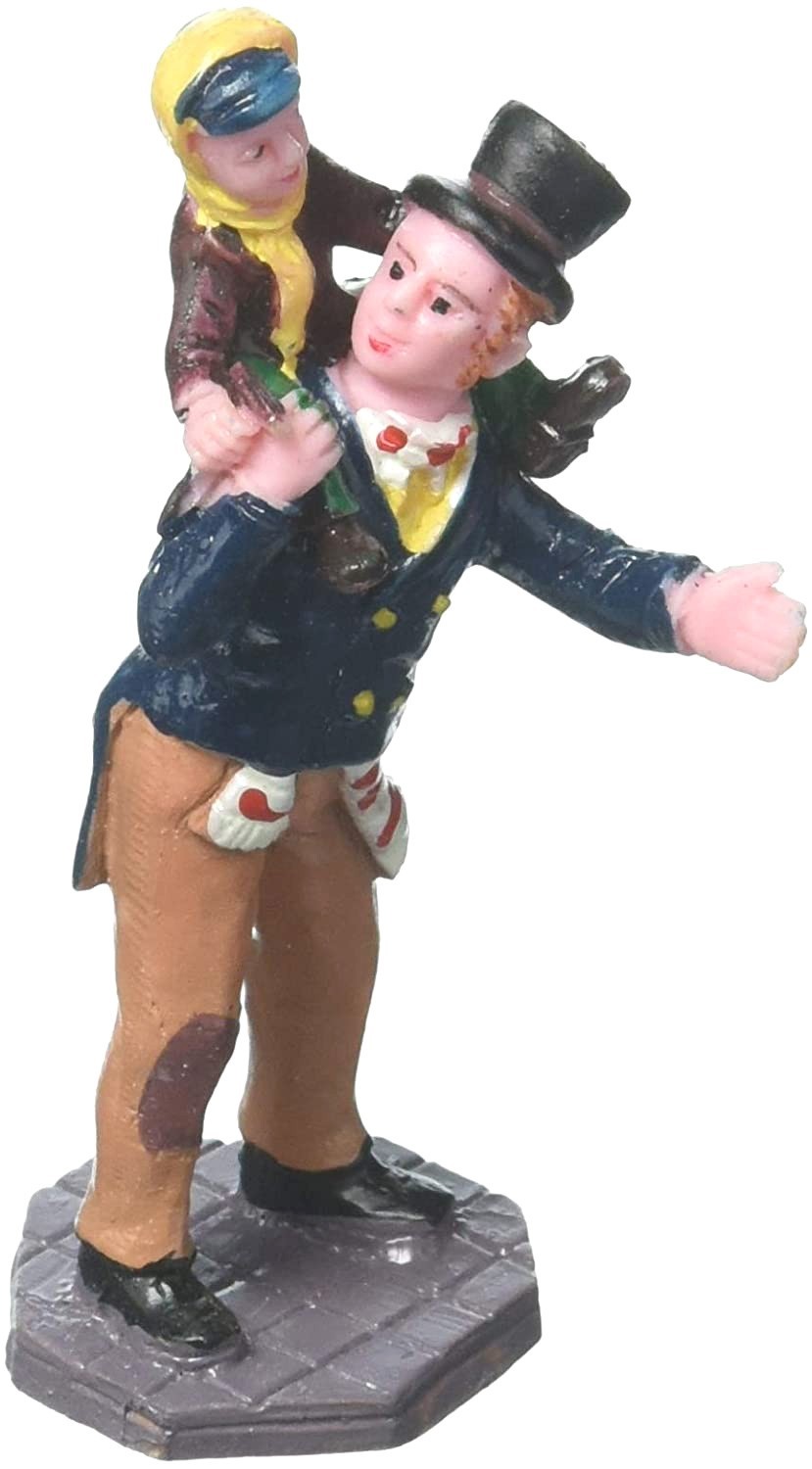 Lemax 02403 BOB CRATCHIT AND TINY TIM Figurine Christmas Village Figure