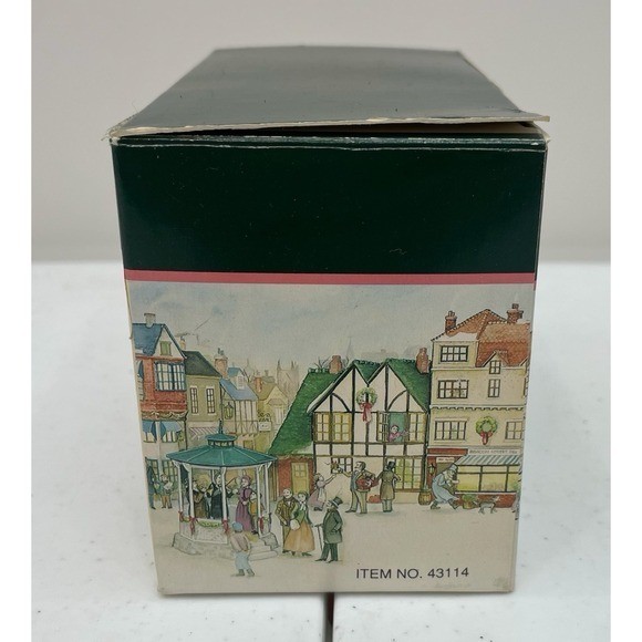 Holiday Treasures Lemax Carolling Quartet 1994 Porcelain Christmas Village Box