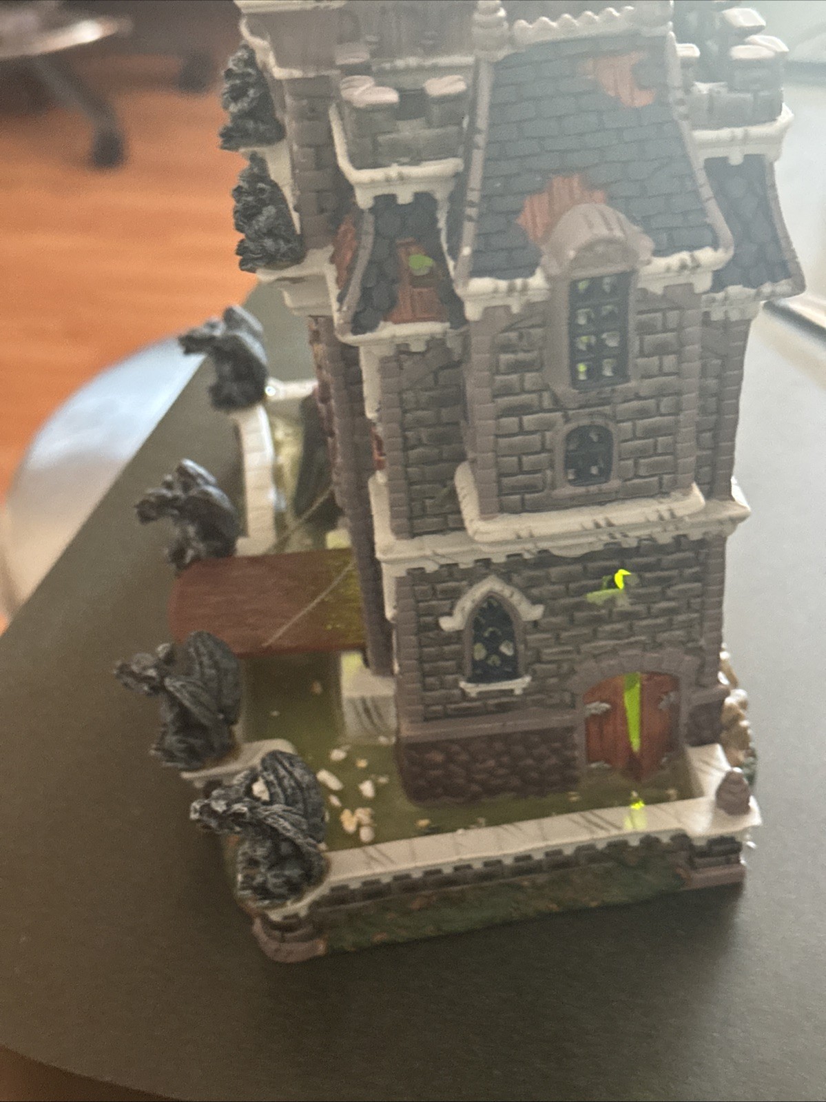 Lemax Spooky Town Castle On Spooky Hill 2002 Halloween House Decor Vampire