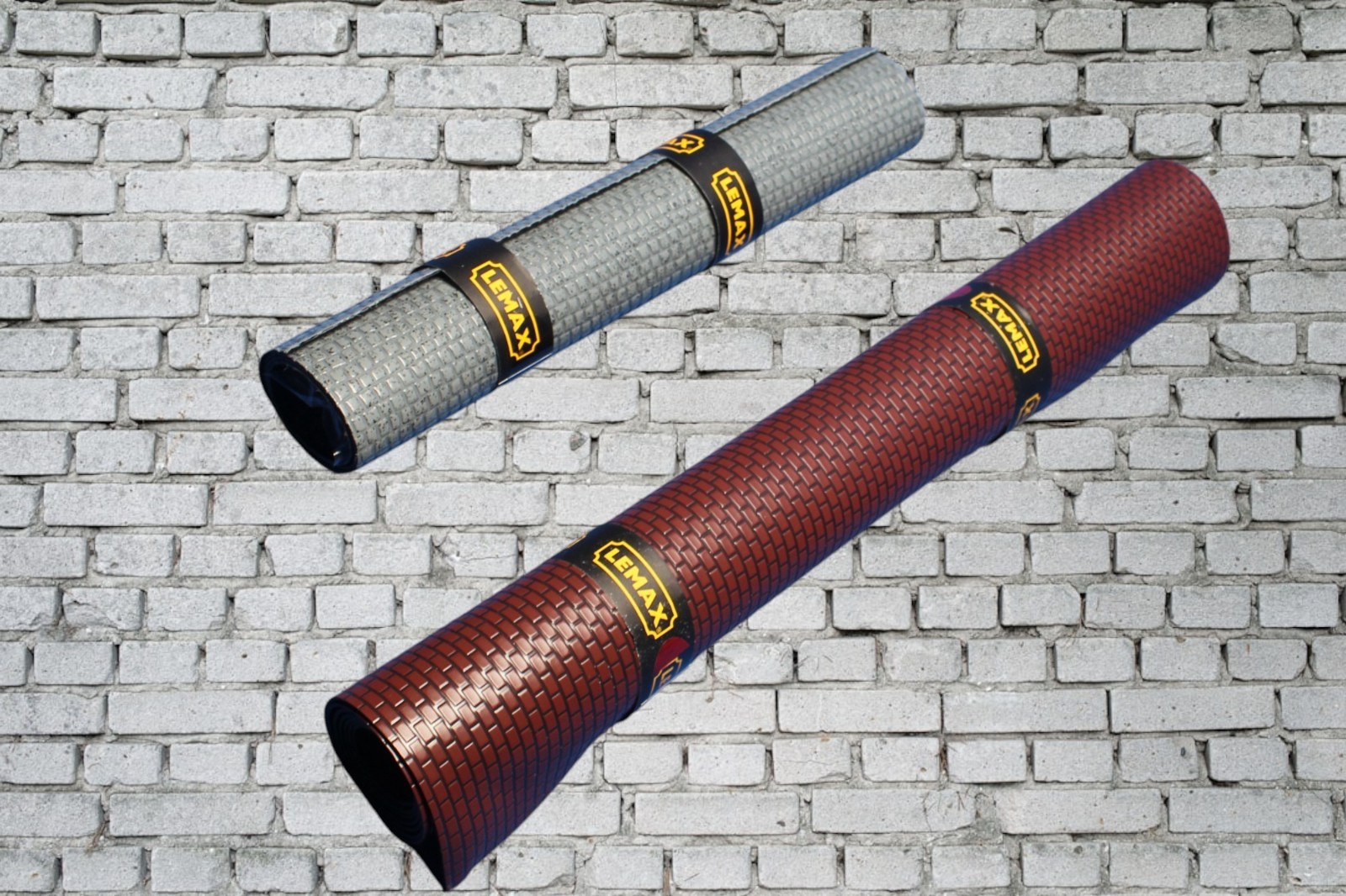 2-Lemax Large Brick Mat General Product Road Sidewalk Texture