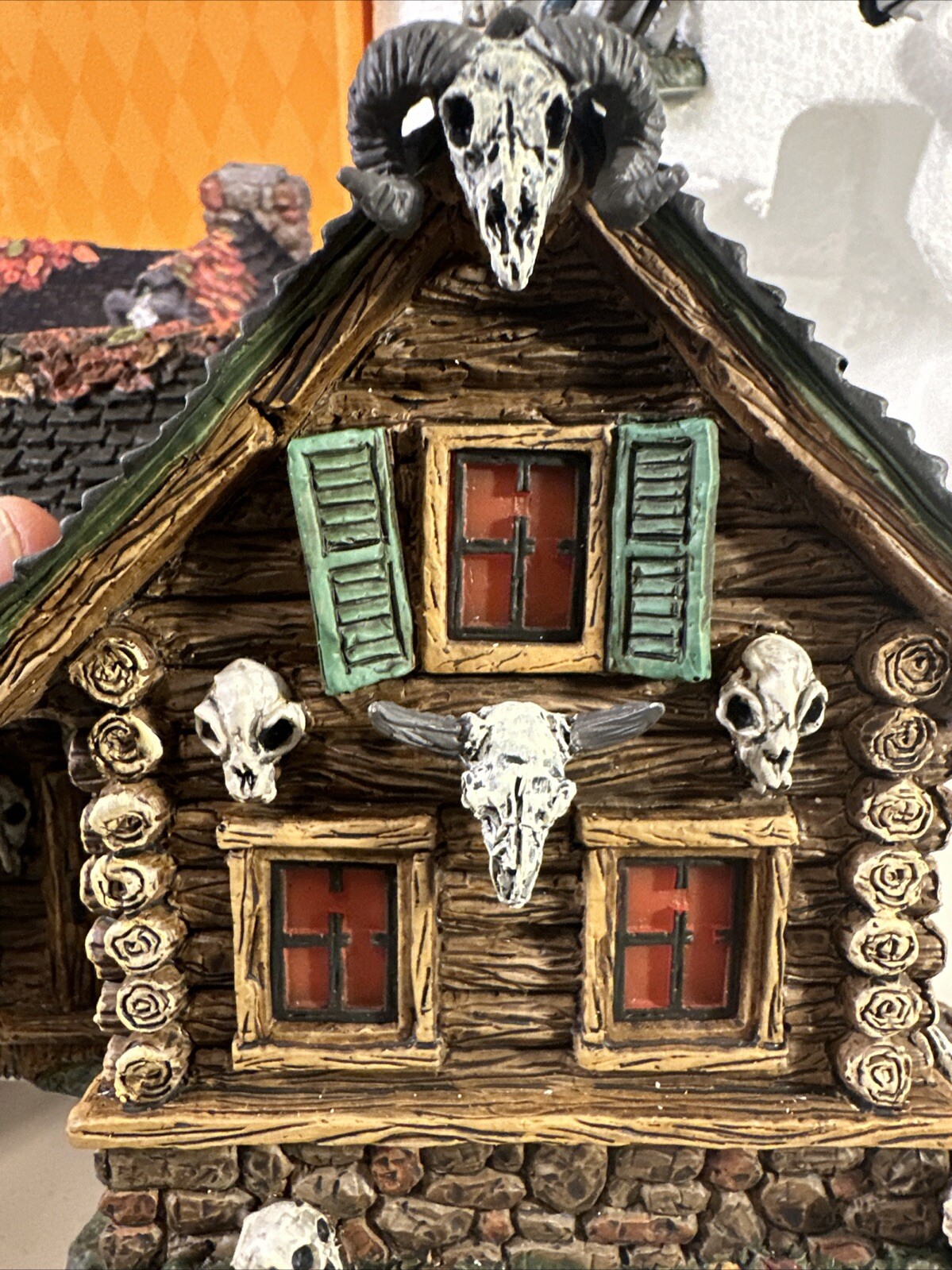 Dept. 56 Halloween 2020 Haunted Huntsman House Boxed Set of 4pcs. Silver Series
