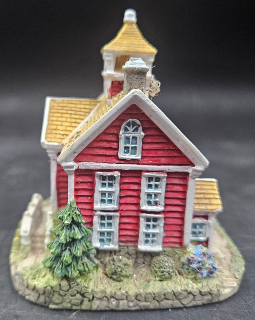 Liberty Falls Red Secondary School 1998 Collection AH158 3 5/8″ Tall Building