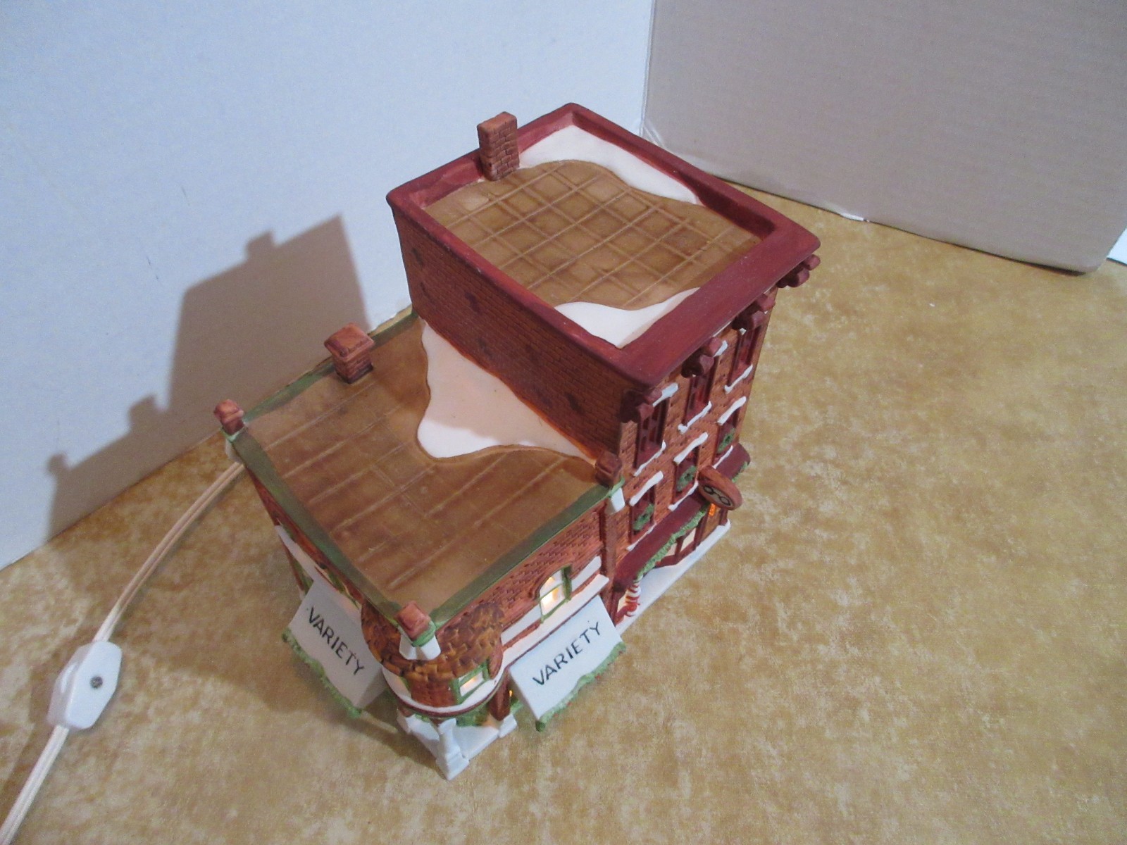 Dept. 56 Heritage Christmas In The City 1988 Variety Store & Barber Shop #5972-2