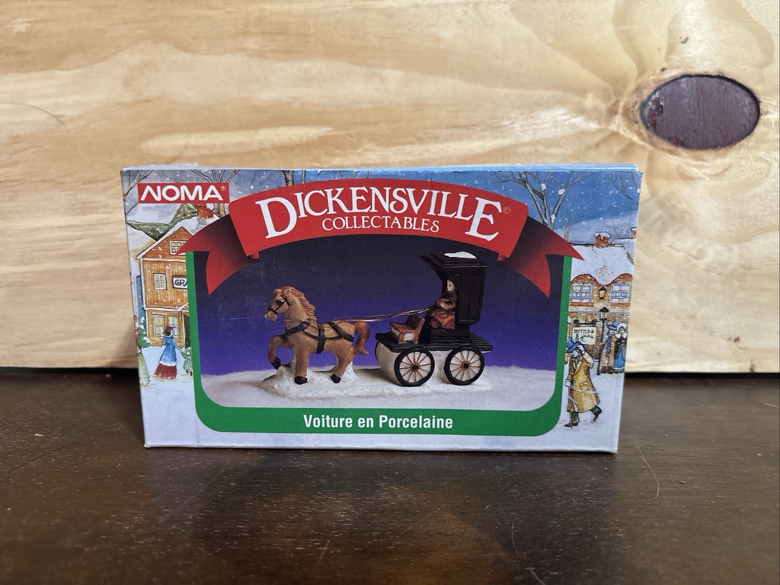 Dickensville Porcelain Carriage And Horse